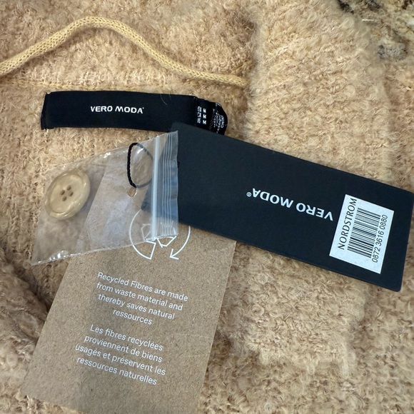 NWT Vero Moda Cozy Textured Knit Polo Sweater – Size M - Picture 5 of 5